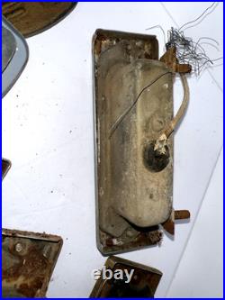 Vintage 50'S CHEVROLET Chevy TRUCK Lamp GLASS LENS DOME LIGHT Old Car parts Lot