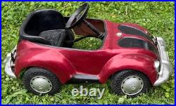 Vintage 70's Junior Sportster Volkswagen Beetle TS-110 Pedal Car Bug PARTS READ Vintage 70's Junior Sportster Volkswagen Beetle TS-110 Pedal Car Bug PARTS READ