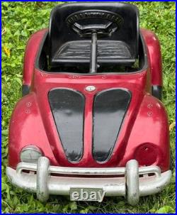 Vintage 70's Junior Sportster Volkswagen Beetle TS-110 Pedal Car Bug PARTS READ Vintage 70's Junior Sportster Volkswagen Beetle TS-110 Pedal Car Bug PARTS READ