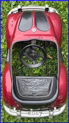 Vintage 70's Junior Sportster Volkswagen Beetle TS-110 Pedal Car Bug PARTS READ Vintage 70's Junior Sportster Volkswagen Beetle TS-110 Pedal Car Bug PARTS READ