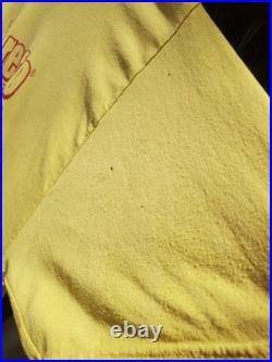 Vintage 90'S 5.0 RESTO Ford Mustang Parts OG Shop Car Yellow Shirt Size X Large