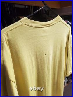 Vintage 90'S 5.0 RESTO Ford Mustang Parts OG Shop Car Yellow Shirt Size X Large