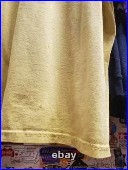 Vintage 90'S 5.0 RESTO Ford Mustang Parts OG Shop Car Yellow Shirt Size X Large