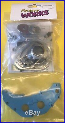 Vintage A&L Lethal Weapon Transmission Kit with Power Clutch for RC10 -blue