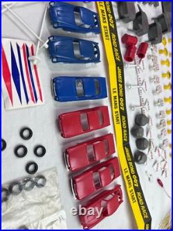 Vintage AC GILBERT 1965 James Bond 007 Road Race Slot Car Track EXTRA PARTS CARS