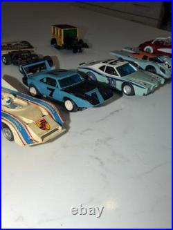Vintage AFX Slot Car Collection 1970s 7 Complete Cars And Parts