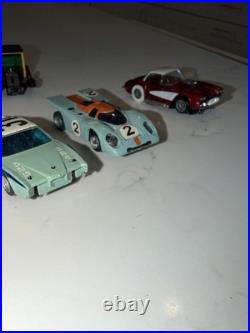 Vintage AFX Slot Car Collection 1970s 7 Complete Cars And Parts