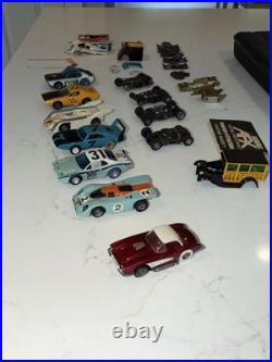 Vintage AFX Slot Car Collection 1970s 7 Complete Cars And Parts