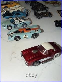 Vintage AFX Slot Car Collection 1970s 7 Complete Cars And Parts