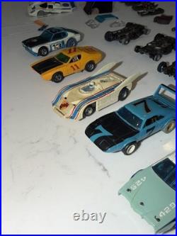 Vintage AFX Slot Car Collection 1970s 7 Complete Cars And Parts