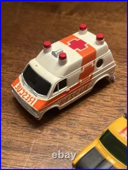 Vintage AFX Slot Car Shells Porsche Audi Charger Baja Datsun Thing For Parts
