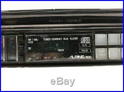 Vintage ALPINE 7900 Car Stereo CD Player AM/FM Tuner Sold As Parts 7909 ERA 1986