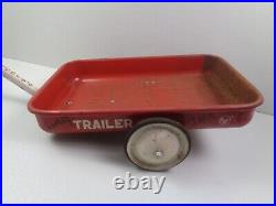 Vintage AMF Children's Peddle Car Trailer for Parts or Restore