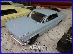 Vintage AMT Slot Racing Model Cars & Parts 1962 Mercury, Pontiac Bonneville, +