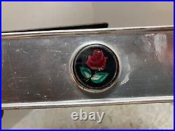 Vintage AUTO SERV Rose Accessory Kleenex Tissue Dispenser Box Chevy Ford GMC