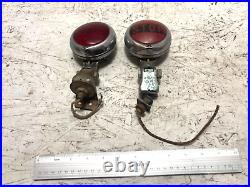 Vintage Accessory STOP LIGHTS lamp car truck motorcycle chevy Rat Rod