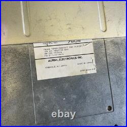 Vintage Alpine 7904 AM/FM/CD car stereo Ferrari Lambo BMW Parts Only Read