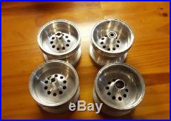 Vintage Aluminum See's wheels for Tamiya Blackfoot front and rear! Sees