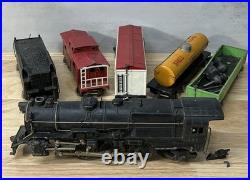 Vintage American Flyer O-Gauge 561 Locomotive & Cars Lot As Is / Parts Repair