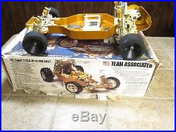 Vintage Assocated RC10 A STAMP World Champion, Gold Pan 110 BUGGY with BOX