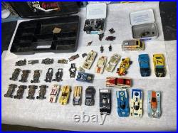 Vintage Aurora AFX Thunder Jet T-Jet Slot Car Lot Chassis Parts body etc