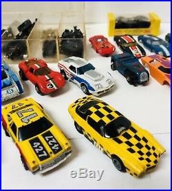 Vintage Aurora AFX Tyco HO Slot Car Lot Of Cars, Bodies, Parts Need Work