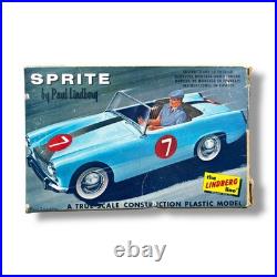Vintage Austin Healy 3000 Sprite Lindbergh Model Kit 13550, 1/32 Scale Parts