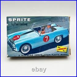 Vintage Austin Healy 3000 Sprite Lindbergh Model Kit 13550, 1/32 Scale Parts