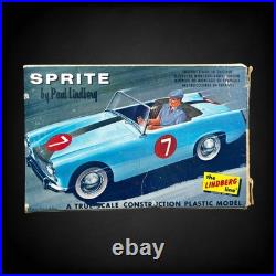 Vintage Austin Healy 3000 Sprite Lindbergh Model Kit 13550, 1/32 Scale Parts