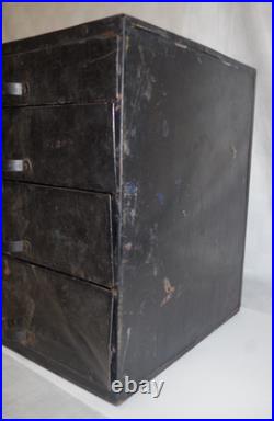 Vintage Auto Light Bulb Cabinet with 228 Bulbs Industrial Parts Drawer Chest