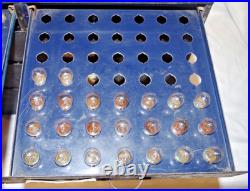 Vintage Auto Light Bulb Cabinet with 228 Bulbs Industrial Parts Drawer Chest