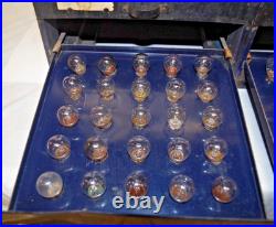 Vintage Auto Light Bulb Cabinet with 228 Bulbs Industrial Parts Drawer Chest