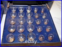 Vintage Auto Light Bulb Cabinet with 228 Bulbs Industrial Parts Drawer Chest