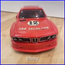 Vintage BMW 3.5 CSL RED Racing Team battery Operated UNTESTED FOR PARTS JAPAN