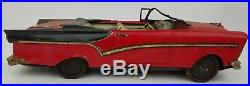 Vintage Bandai 1957 Ford Fairlane 500 2 Door Convertible Friction Toy Car Parts