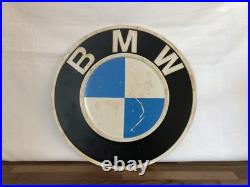 Vintage Bmw Plastic Original Dealer / Promotional 12 Logo Sign -empire CC Parts