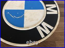 Vintage Bmw Plastic Original Dealer / Promotional 12 Logo Sign -empire CC Parts