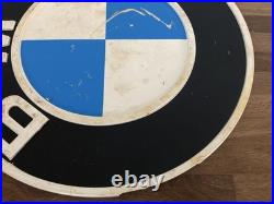 Vintage Bmw Plastic Original Dealer / Promotional 12 Logo Sign -empire CC Parts