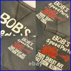 Vintage Bob's Speed Parts Sweatshirt Car Club Reprint Rare 50s-60s