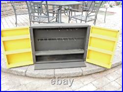 Vintage Bosch Germany Metal Imported Car Parts Center Cabinet, 30 x 24 Vintage Bosch Germany Metal Imported Car Parts Center Cabinet, 30 x 24