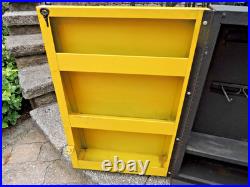 Vintage Bosch Germany Metal Imported Car Parts Center Cabinet, 30 x 24