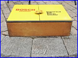 Vintage Bosch Germany Metal Imported Car Parts Center Cabinet, 30 x 24