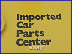 Vintage Bosch Germany Metal Imported Car Parts Center Cabinet, 30 x 24