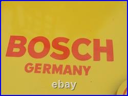 Vintage Bosch Germany Metal Imported Car Parts Center Cabinet, 30 x 24