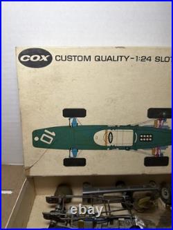 Vintage COX BRM Formula 1 124 Slot Racer Slot Car 9200798 Used EXTRA Parts
