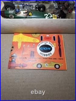 Vintage COX BRM Formula 1 124 Slot Racer Slot Car 9200798 Used EXTRA Parts