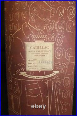 Vintage Cadillac Motor Car Division Litho Sleeve for Head Gasket Part No 1096473