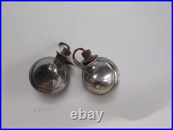Vintage Car Part Amber Lights with Wiring 3-1/2 Diameter Vintage Car Part Amber Lights with Wiring 3-1/2 Diameter