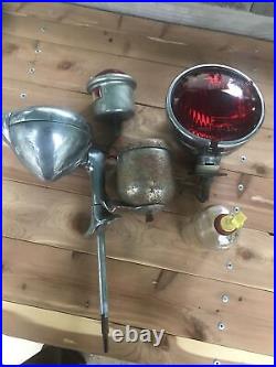 Vintage Car Parts Lot Unity, Grote, Shell, Dixco, S&M Lamp Co Parts Only