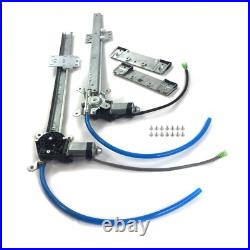 Vintage Car Street Hot Rat Rod Flat Glass Power Window Kit U Wire It 2 Door Kit